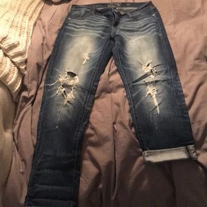 Buckle Black Ankle/Capri 27 distressed